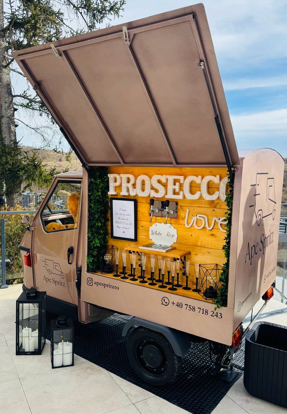 Bar mobil frizzante nunta Hunedoara